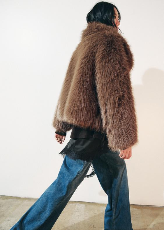 JULIE | Faux Fur Coat