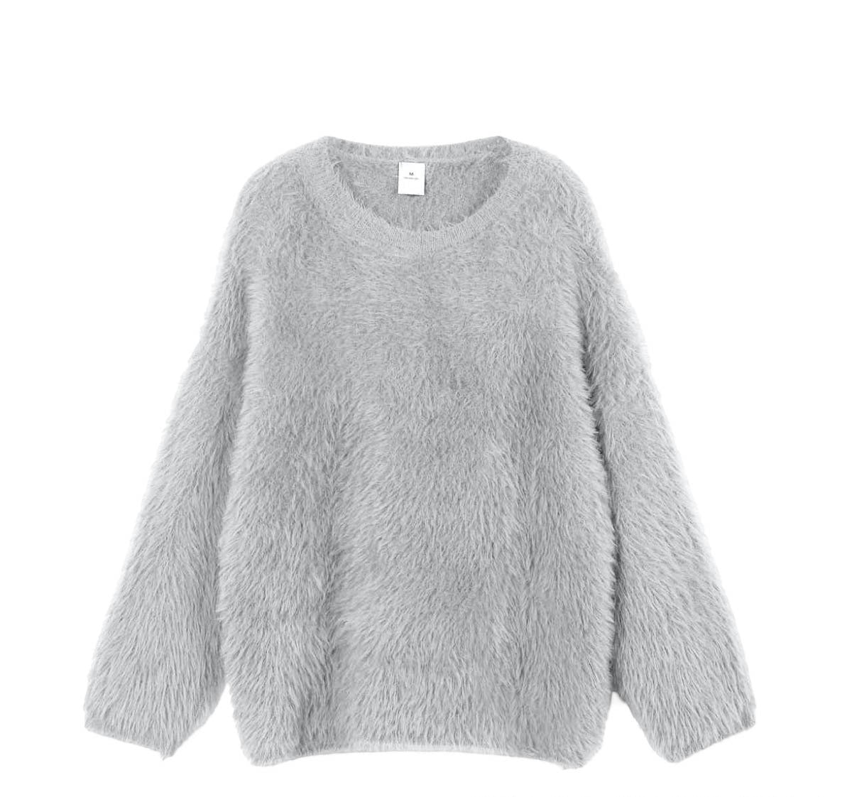 Women's Faux Mink Pullover – Soft & Relaxed Fit