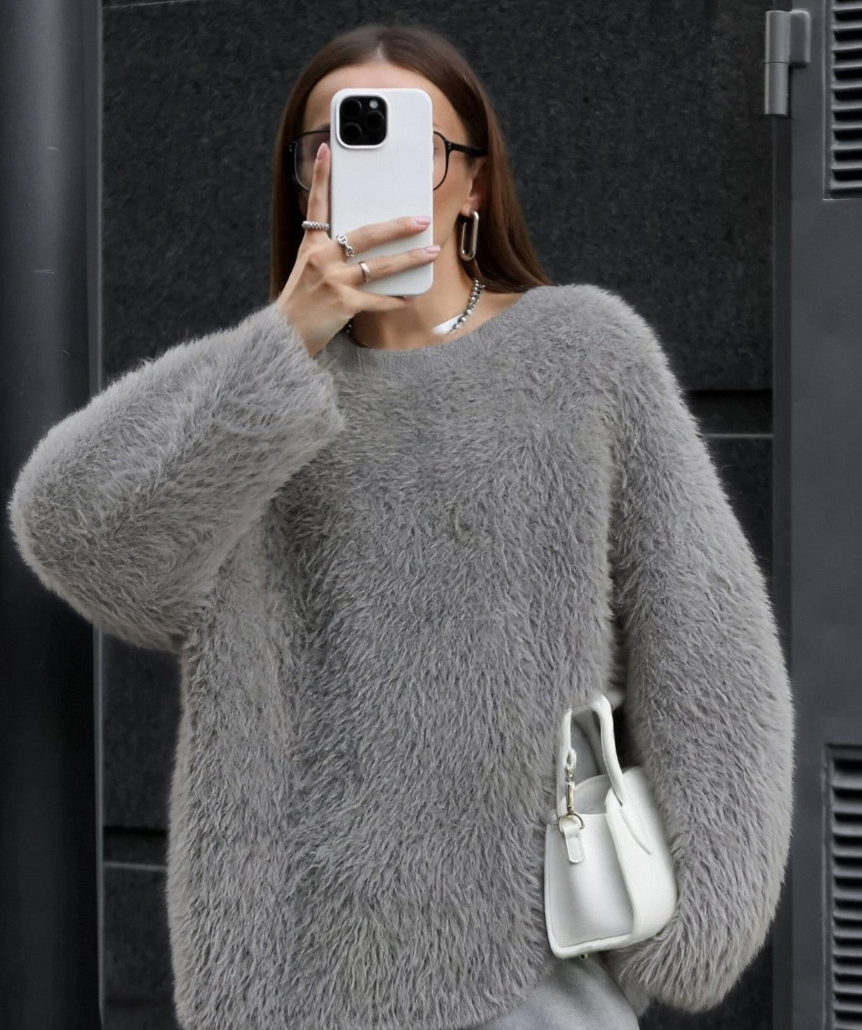 Women's Faux Mink Pullover – Soft & Relaxed Fit