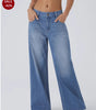 Casual Mid-Rise Denim Multi-Pocket Stretchy Jeans