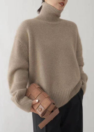 Oversized Ribbed Knit Pullover