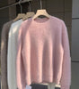 Women’s Winter Plush Cashmere Sweater – Thick, Soft & Relaxed Fit Knit