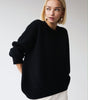 Cozy Round-Neck Loose Knit Sweater – Soft