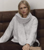 Cozy Wool-Blend Relaxed Knit Sweater & Scarf Set – Autumn/Winter Comfort