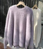 Women’s Winter Plush Cashmere Sweater – Thick, Soft & Relaxed Fit Knit