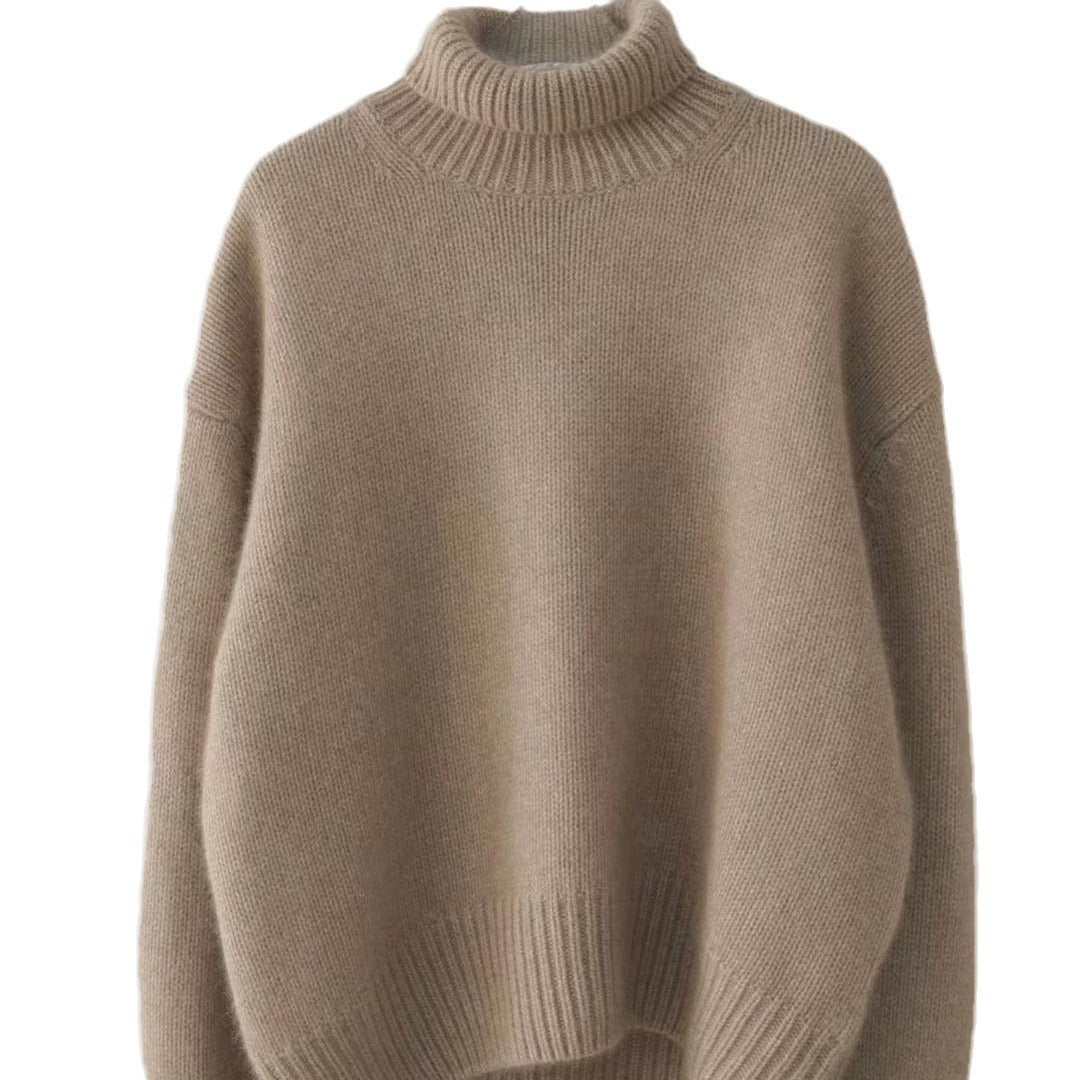 Oversized Ribbed Knit Pullover