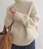 Oversized Ribbed Knit Pullover
